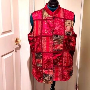 Coldwater Creek Patchwork Vest
